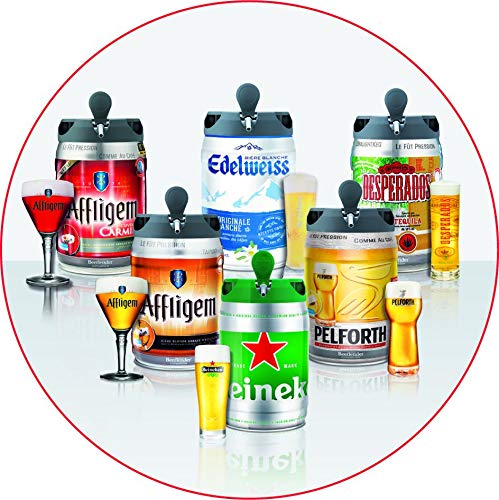 SEB Beertender Bierzapfanlage, für Biermaschine, 5 l, Temperaturanzeige, rot, 70 W, VB310510