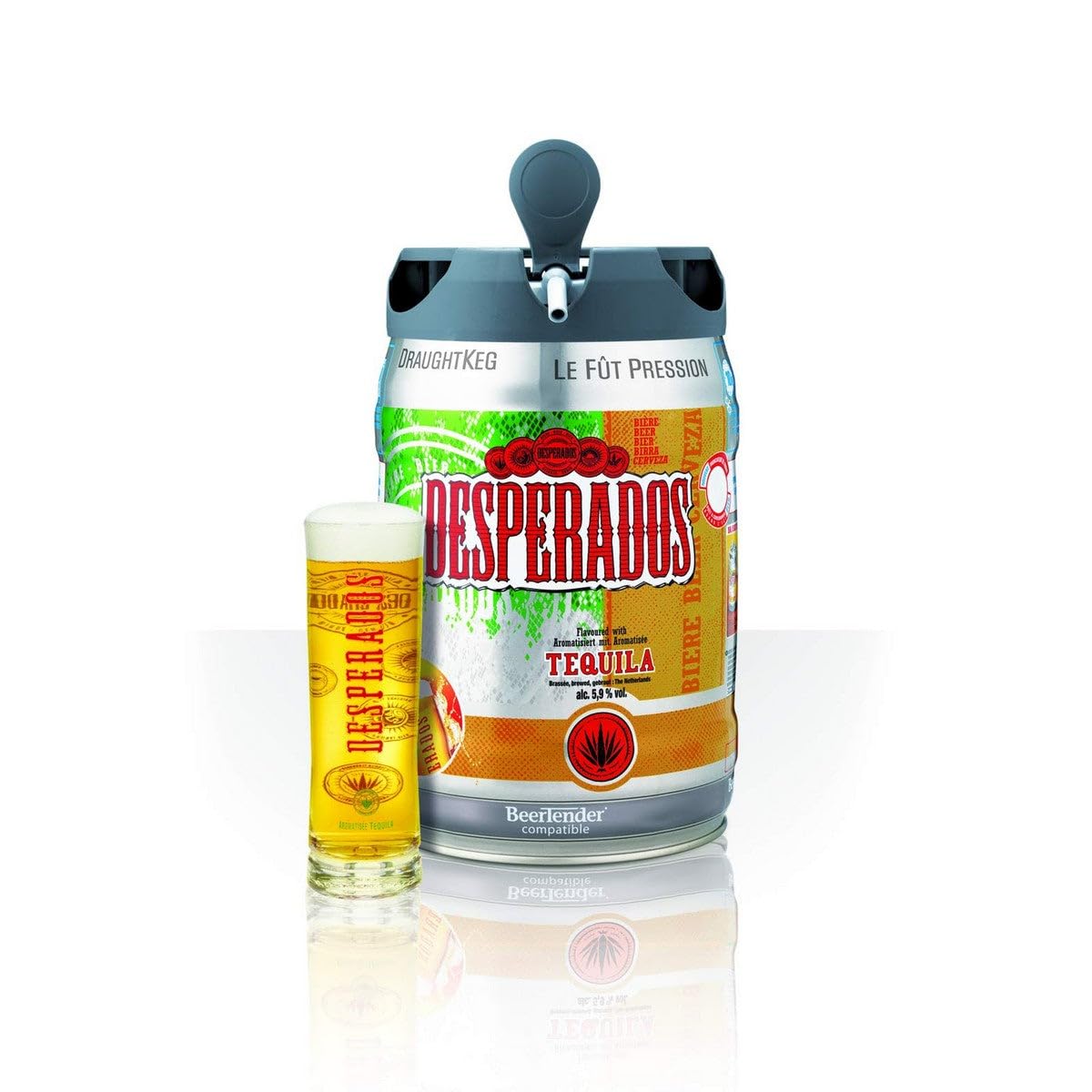 Krups VB700E00 Beertender Loft Edition Bierzapfgerät, Silber/Chrom