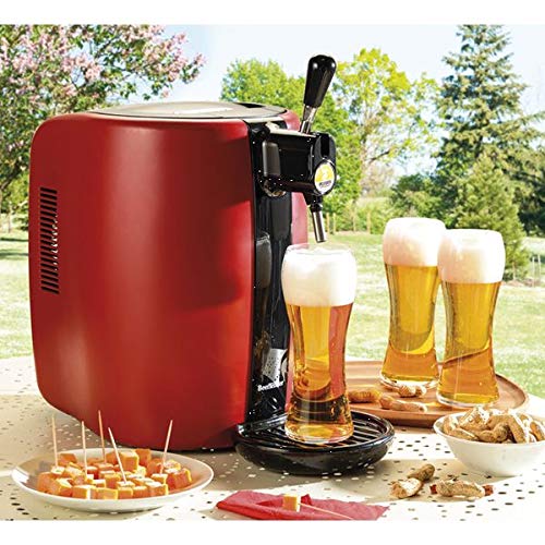 SEB Beertender Bierzapfanlage, für Biermaschine, 5 l, Temperaturanzeige, rot, 70 W, VB310510