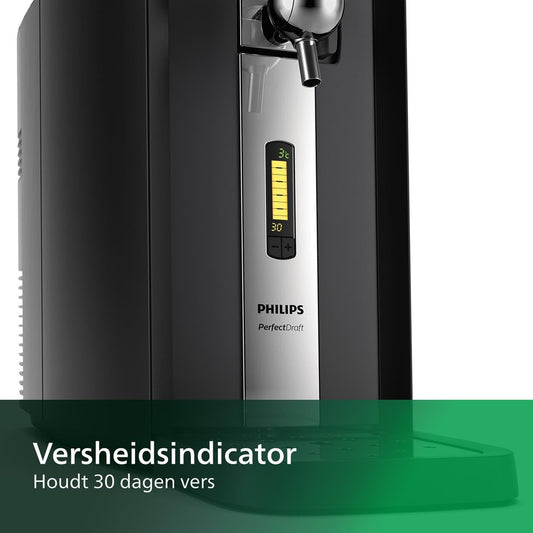 Philips PerfectDraft - Bierzapfanlage für zu Hause, Zapfanlage für Hausbars, Silber/Schwarz (HD3720/25)
