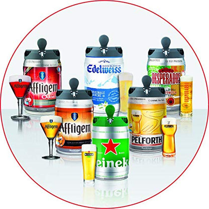 SEB Beertender Bierzapfanlage, für Biermaschine, 5 l, Temperaturanzeige, rot, 70 W, VB310510