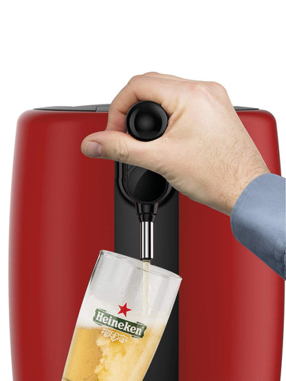 SEB Beertender Bierzapfanlage, für Biermaschine, 5 l, Temperaturanzeige, rot, 70 W, VB310510